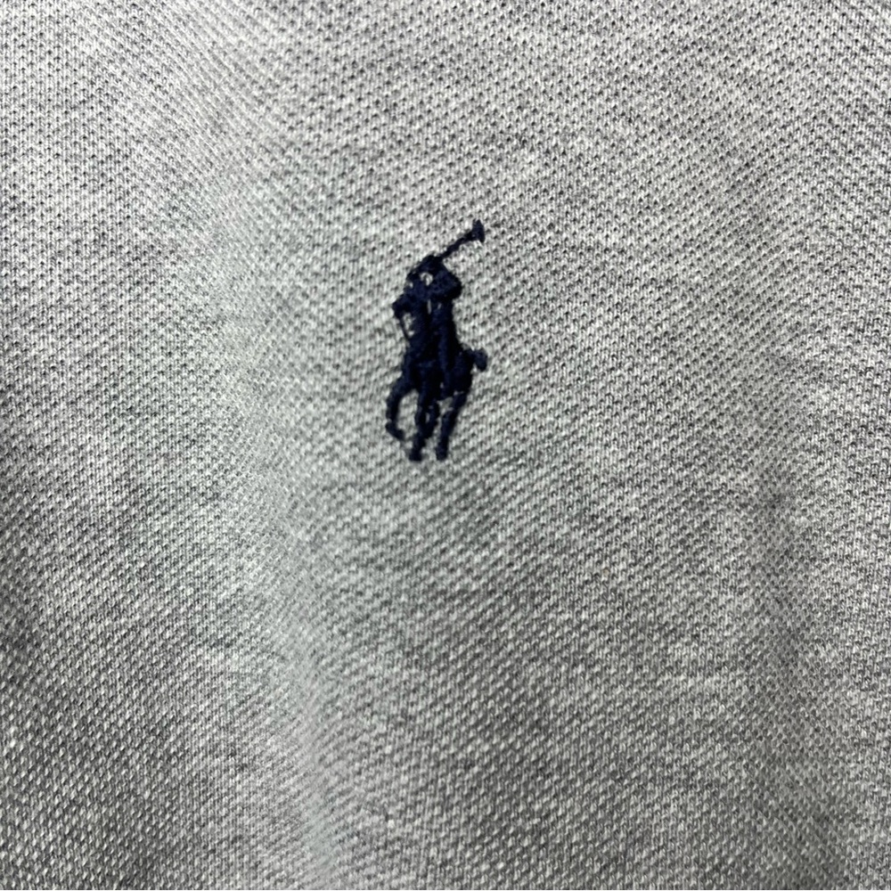 Polo Ralph Lauren Gray Cotton Polo Shirt XXL - Picture 4 of 10
